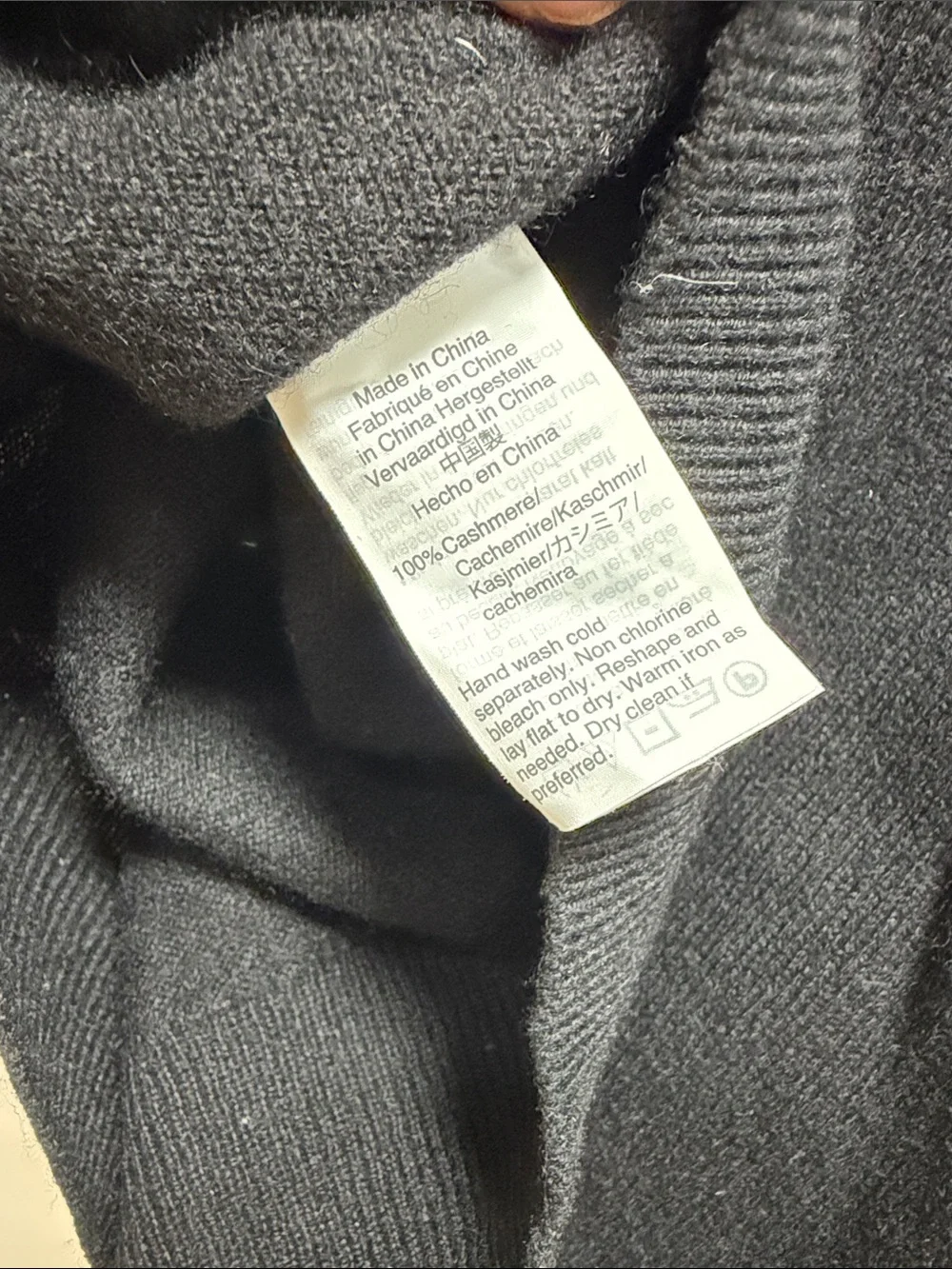 J. Crew Black Crewneck Sweater 100% Cashmere
